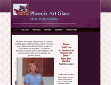 Tablet Screenshot of phoenix-artglass.com
